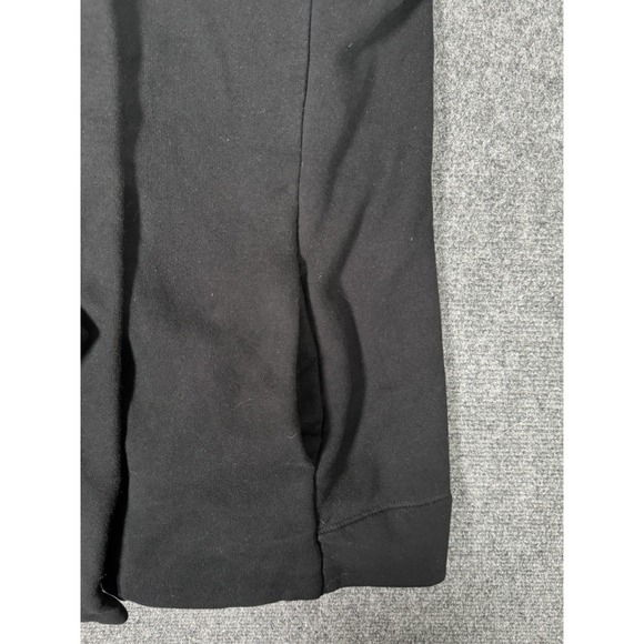 Standard James Perse Womens Black Hidden Zipper Zip‎ Up Hoodie Sweatshirt Size 2 - Picture 4 of 16